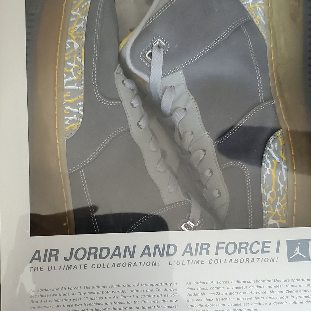 JORDAN AJF 3 "FLINT GRAY VARSITY MAIZE" SIZE 13 323626-071
